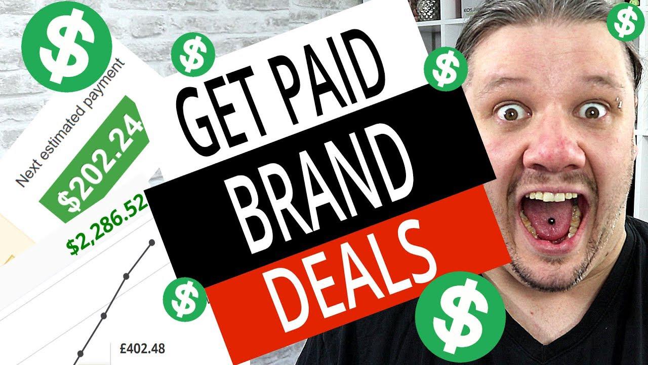 'Video thumbnail for How To Get Brand Deals on YouTube (Step by Step)'